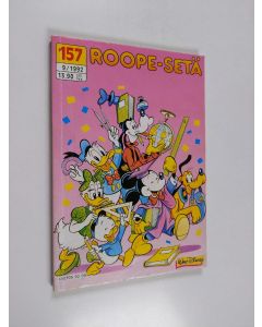 Kirjailijan Walt Disney käytetty kirja Roope-setä 9/1992