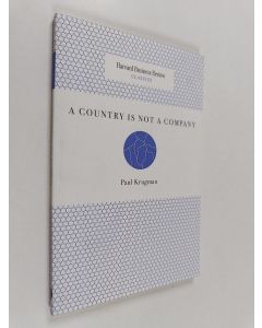 Kirjailijan Paul Krugman käytetty kirja A Country is not a Company