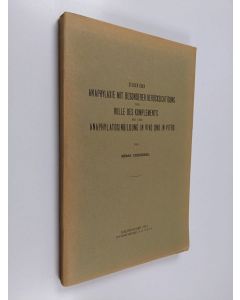 Kirjailijan Armas Cederberg käytetty kirja Studien über Anaphylaxie mit besonderer Berücksichtigung der Rolle des Komplements bei der Anaphylatoxinbildung in vivo und in vitro