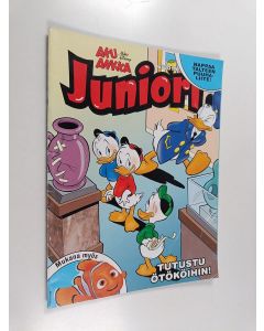 Kirjailijan Walt Disney käytetty teos Aku Ankka Juniori 6/2019