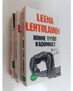 Kirjailijan Leena Lehtolainen käytetty kirja Maria Kallio -paketti (3 kirjaa) : Rivo satakieli ; Luminainen ; Minne tytöt kadonneet (pahvikotelossa)