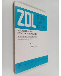 Kirjailijan Peter H. Nelde käytetty kirja Volkssprache und Kultursprache - die gegenwärtige Lage des sprachlichen Übergangsgebietes im deutsch-belgisch-luxemburgischen Grenzraum