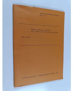 Kirjailijan Lauri Routila käytetty teos Hegelin dialektisesta logiikasta ; Pieni johdatus Nietzschen kulttuurifilosofiaan