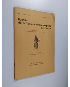 käytetty teos Bulletin de la Société entomologique de France Janvier-Février 1972