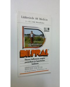 käytetty kirja Lääketiede 88 Medicin 3.-8.1.1988 Otaniemi : Ohjelma, näyttelyluettelo
