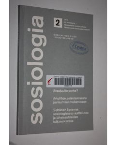 käytetty kirja Sosiologia 2/2014 : Westermarck-seuran julkaisu