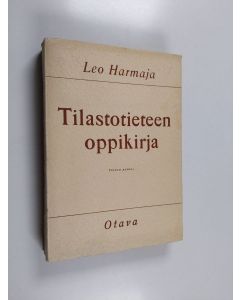 Kirjailijan Leo Harmaja käytetty kirja Tilastotieteen oppikirja