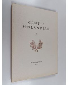 käytetty kirja Gentes Finlandiae 2