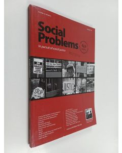 Kirjailijan Anne Quiroz käytetty kirja Social problems Vol. 63 nr. 1 february 2016 :  In pursuit of social justice