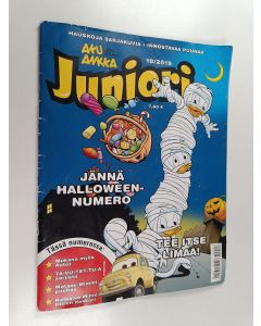 Kirjailijan Walt Disney käytetty teos Aku Ankka Juniori 10/2019