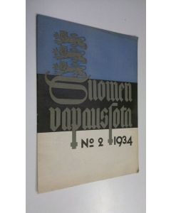 käytetty kirja Suomen vapaussota n:o 2/1934