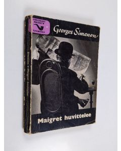 Kirjailijan Georges Simenon käytetty kirja Maigret huvittelee