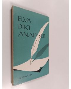 Kirjailijan Sigvard Cederroth käytetty kirja Elva diktanalyser