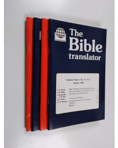 Kirjailijan Roger L. Omanson käytetty teos The bible translator - Technical papers vol. 57, No. 1-4