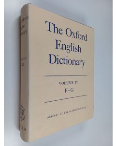 Kirjailijan Oxford University Press käytetty kirja The Oxford English Dictionary Volume 4: F-G