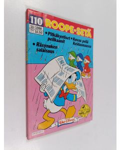 Kirjailijan Walt Disney käytetty kirja Roope-setä 10/1988