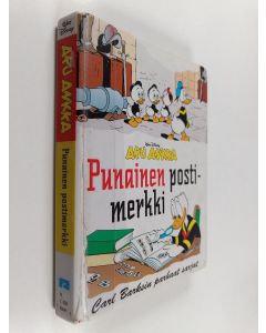 Kirjailijan Carl Barks käytetty kirja Punainen postimerkki