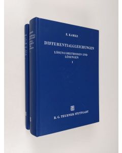 Kirjailijan E. Kamke käytetty kirja Differentialgleichungen Lösungsmethoden und Lösungen 1-2
