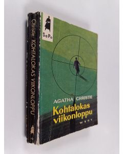 Kirjailijan Agatha Christie käytetty kirja Kohtalokas viikonloppu
