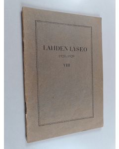 käytetty teos Lahden lyseo VIII : 1928-1929