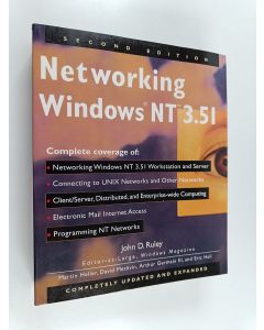 Kirjailijan Martin Heller & Eric Hall ym. käytetty kirja Networking Windows NT 3.51