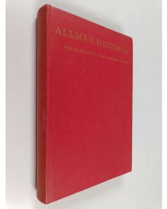 Kirjailijan Ernst Söderlund käytetty kirja Allmän historia för gymnasiet