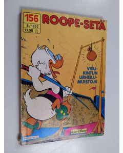 Kirjailijan Walt Disney käytetty kirja Roope-setä 8/1992