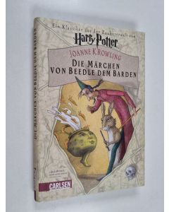 Kirjailijan J. K. Rowling käytetty kirja Die Märchen von Beedle dem Barden