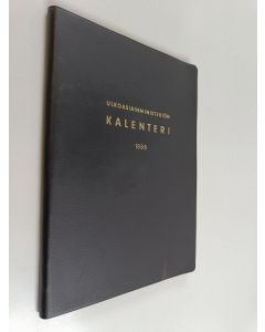 käytetty kirja Ulkoasianministeriön kalenteri 1966