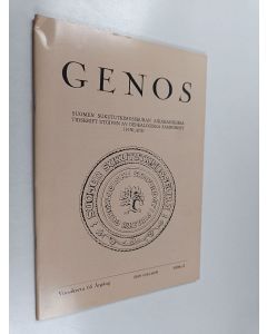 käytetty teos Genos : Suomen sukututkimusseuran aikakauskirja 3/1994