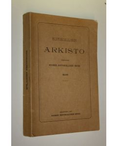 käytetty kirja Historiallinen arkisto XLIII