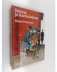 Kirjailijan Hans Peterson käytetty kirja Simon ja karkulainen