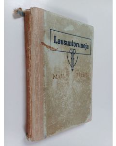 käytetty kirja Lausuntarunoja