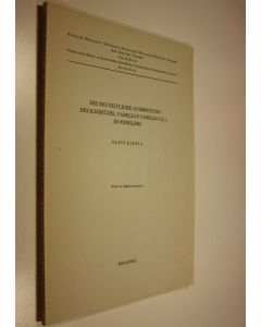 Kirjailijan Olavi Kalela käytetty kirja Die neutzeitliche ausbreitung des kiebitzes, Vanellus vanellus (L.), in Finnland