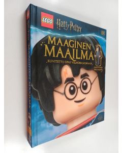 Kirjailijan Elizabeth Dowsett käytetty kirja Maaginen maailma : kuvitettu opas velhomaailmaan (+Tom Valedro-legohahmo)