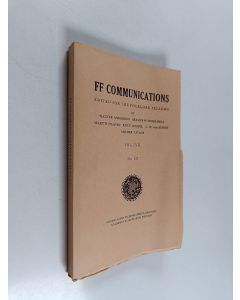 Kirjailijan Gustav Ränk käytetty kirja FF Communications Vol. LVII, N:o 137 : Die Heilige Hinterecke : Im Hauskult der Välker Nordosteuropas und Nordasiens