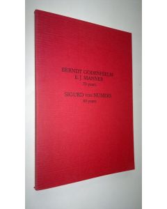 käytetty kirja Essays in honour of Berndt Godenhielm 70 years, January 31, 1983 ; E J Manner 70 years, July 16, 1983 ; Sigurd von Numers 80 years, March 20, 1983