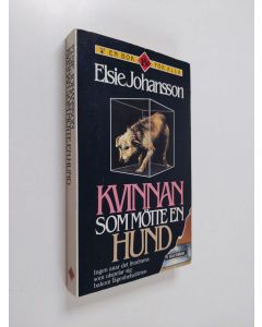 Kirjailijan Elsie Johansson käytetty kirja Kvinnan som mötte en hund