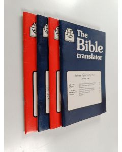 Kirjailijan Euan Fry käytetty teos The bible translator - Practical papers vol. 51, No. 1-4