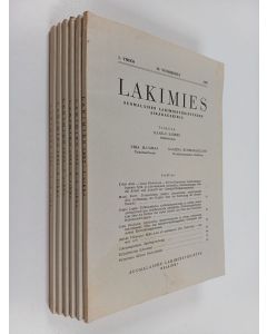 käytetty kirja Lakimies vuosikerta 1982 (1-8)