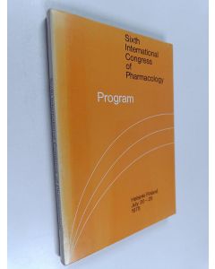käytetty kirja Sixth international congress of pharmacology : Helsinki 20-25 July 1975 : Program