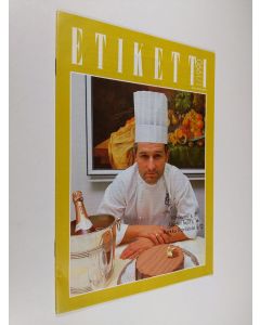 käytetty teos Etiketti n:o 1/1990 : Alkon alkoholivalistuslehti