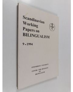 käytetty kirja Scandinavian working papers on bilingualism 9