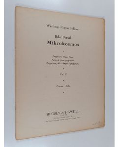 Kirjailijan Béla Bartók käytetty teos Mikrokosmos : Piano solo vol. II