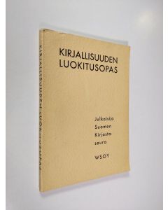 käytetty kirja Kirjallisuuden luokitusopas