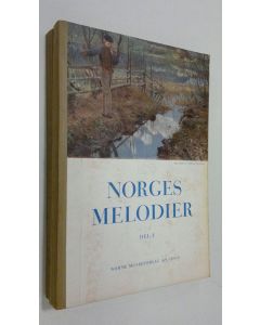 käytetty kirja Norges Melodier - del. 1-2