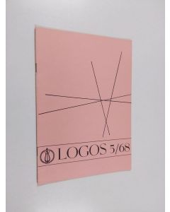käytetty teos Logos N:o 5 1968