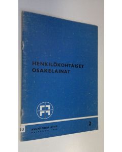 käytetty teos Henkilökohtaiset osakelainat