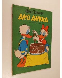 Kirjailijan Walt Disney käytetty teos Aku Ankka 8/1979