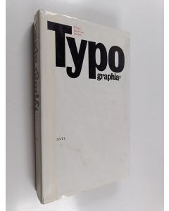 Kirjailijan Oldřich Hlavsa käytetty kirja Typographia' : pismo ilustrace kniha)